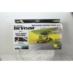 Bell+Howell TACVISOR * Day & Night Car Visor * As Seen On TV Polarized *